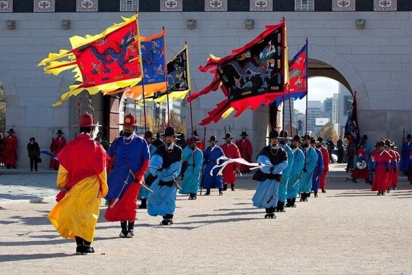 Changing of the guards ceremony