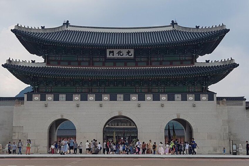 The main gate of Gyeongbok Palace