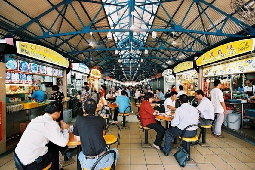 Eat like a local at Maxwell Hawker Center