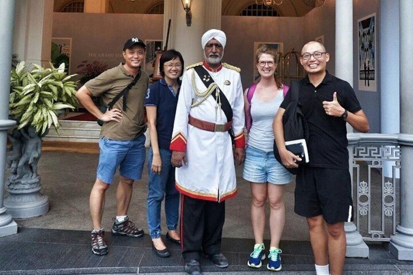 Raffles Hotel doorman