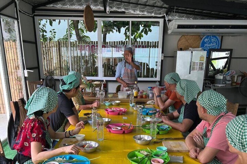 Class room @ Wooddy Kitchen Thai Cooking 