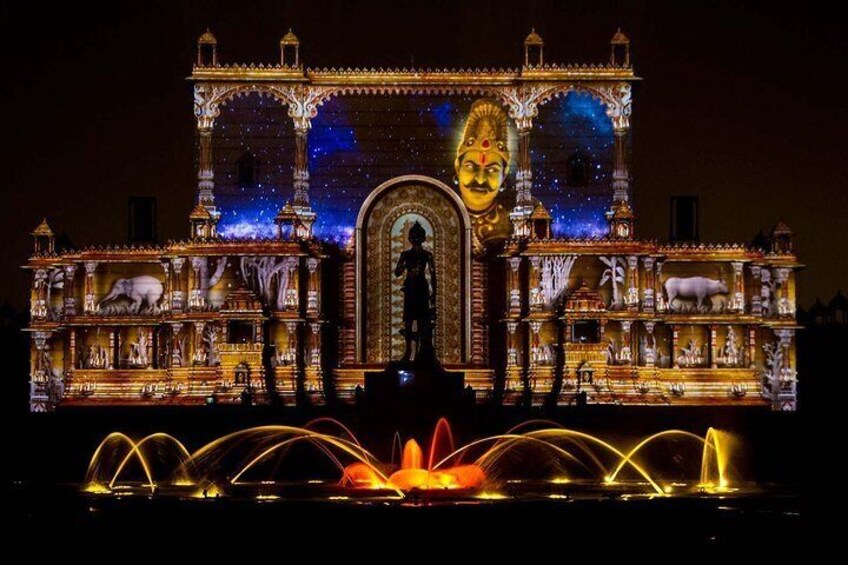 Akshardham Temple Evening Tour with Musical Fountain Show