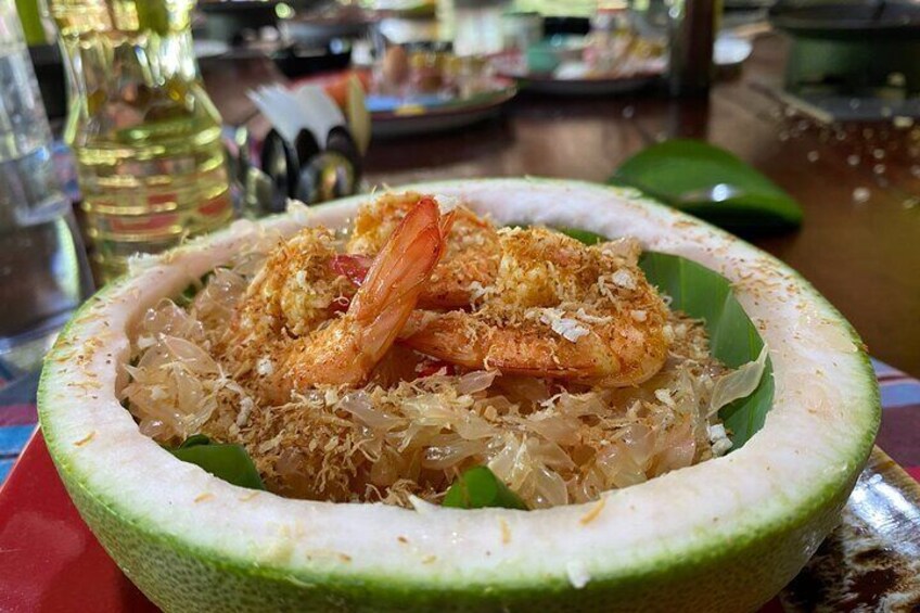Pomelo Salad, a tropical refreshment dish.