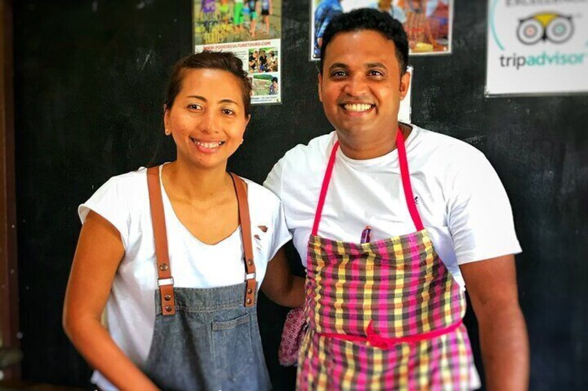 England Michelin-starred chef , Larry Jayasekara join Khao Lak Thai Cook Class by Pakinnaka Thai Cooking School with Chef Wandee
