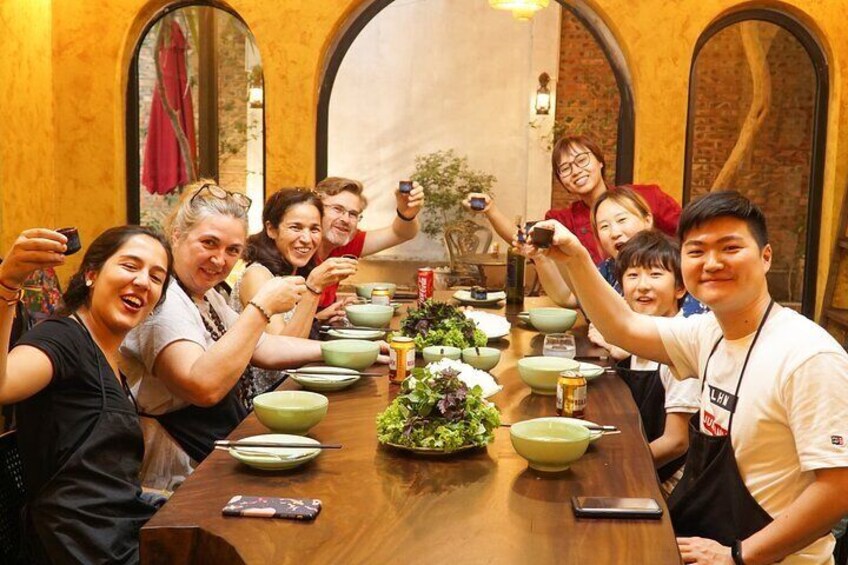 Small-Group Cooking Class and Market Tour in Hanoi with free Pickup & Drop off
