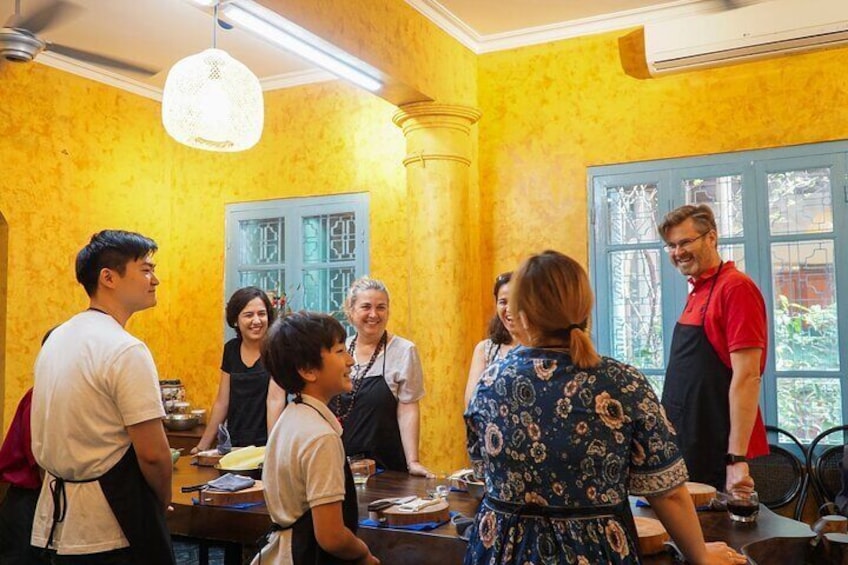 Small-Group Cooking Class and Market Tour in Hanoi with free Pickup & Drop off