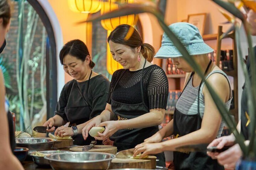 Small-Group Cooking Class and Market Tour in Hanoi with free Pickup & Drop off