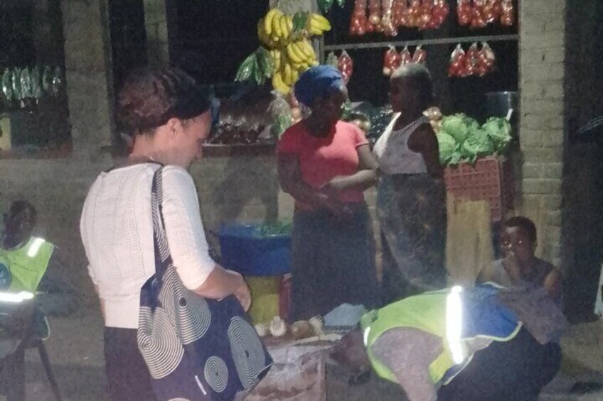 Fresh vegetables market