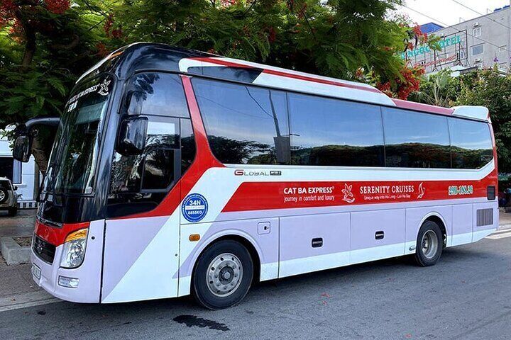 Bus Hanoi to Cat Ba island - Cat Ba Express
