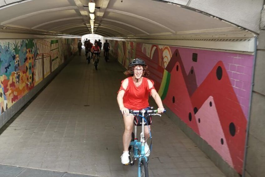 Riding through the Underpass