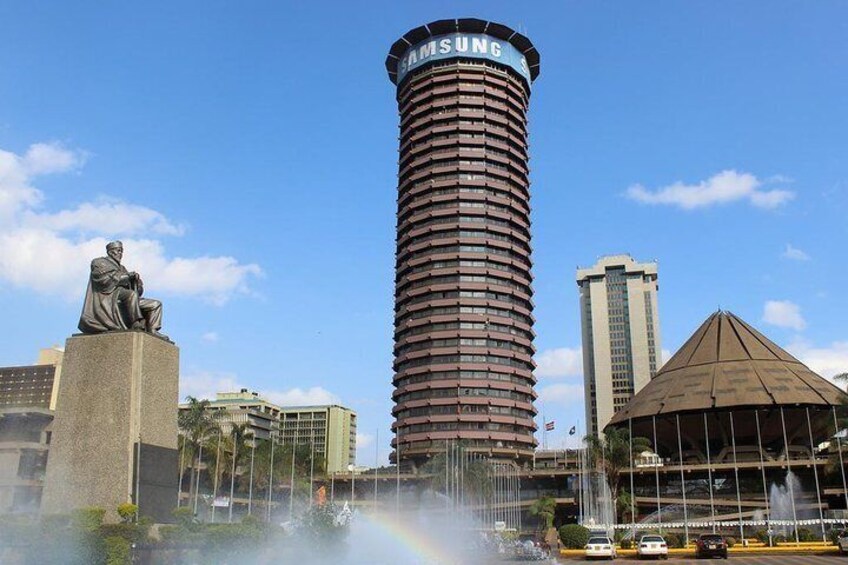 The Amazing KICC Building view in the Kenya Nairobi City Tour