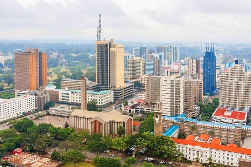 Holy Family Basilica Arial view