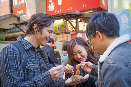 道頓堀と新世界の大阪ローカル食通ウォーキング ツアー