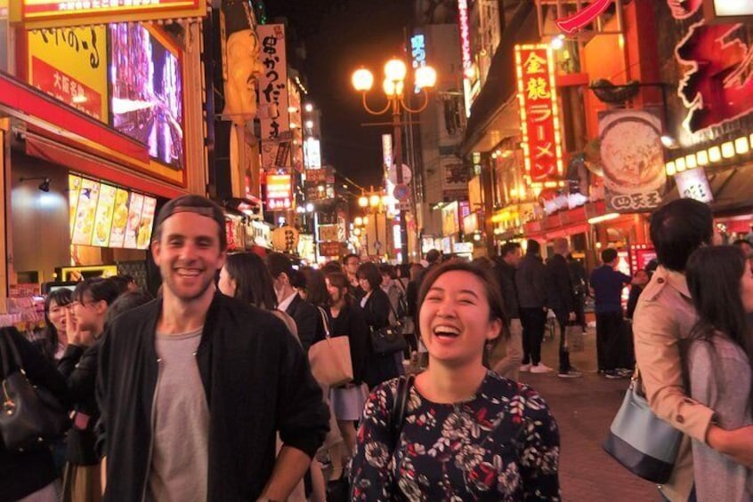 Osaka Bar Hopping Night Walking Tour in Namba