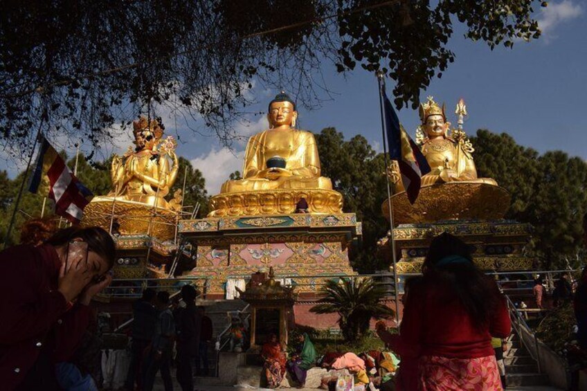 Statue at Swayambhu area.