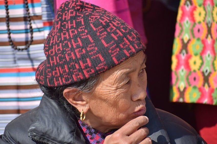 Women from Boudhanath.