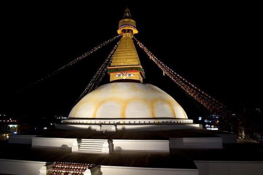 Boudhanath at evening.