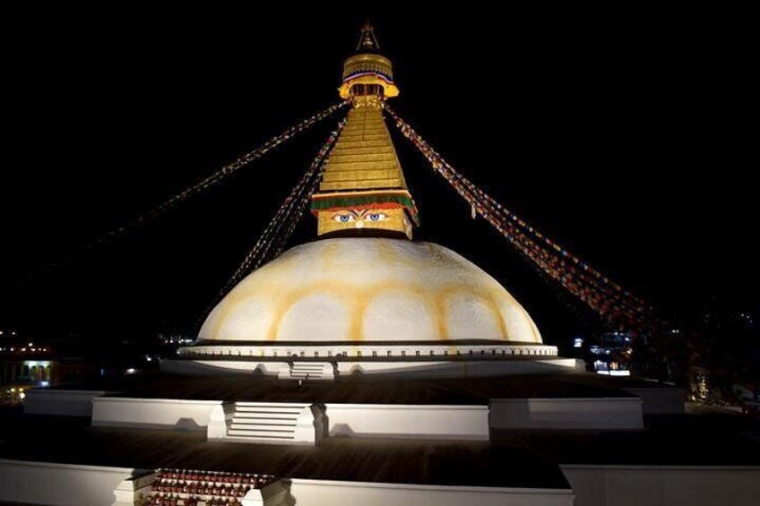 Boudhanath at evening.