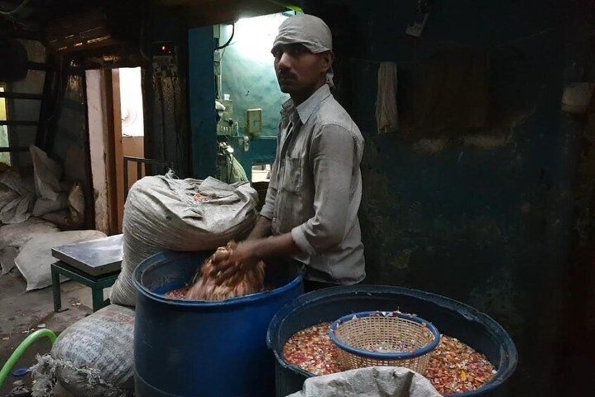 Washing Plastic In Dharavi