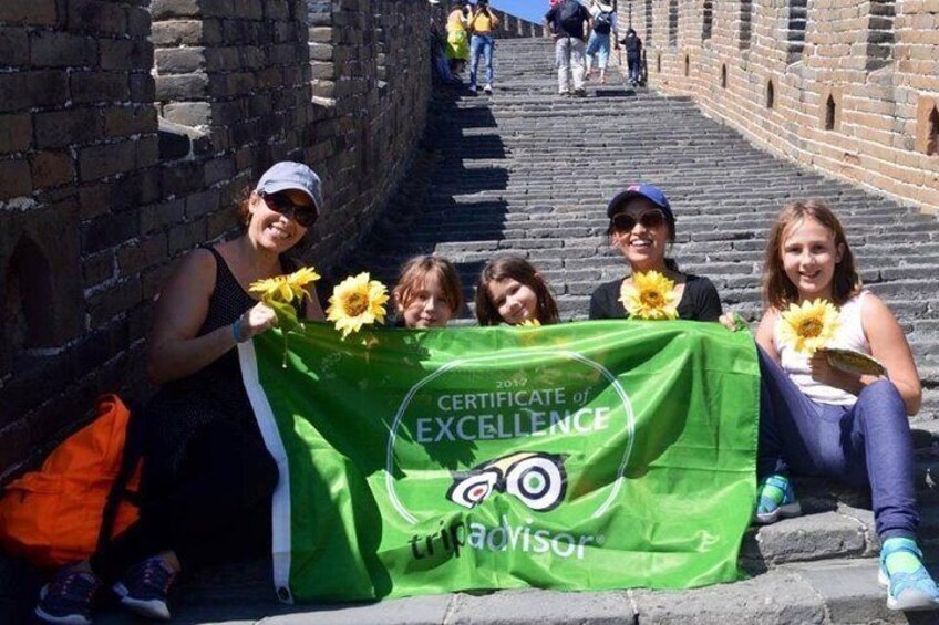Happy Guests with Sunflower Tours