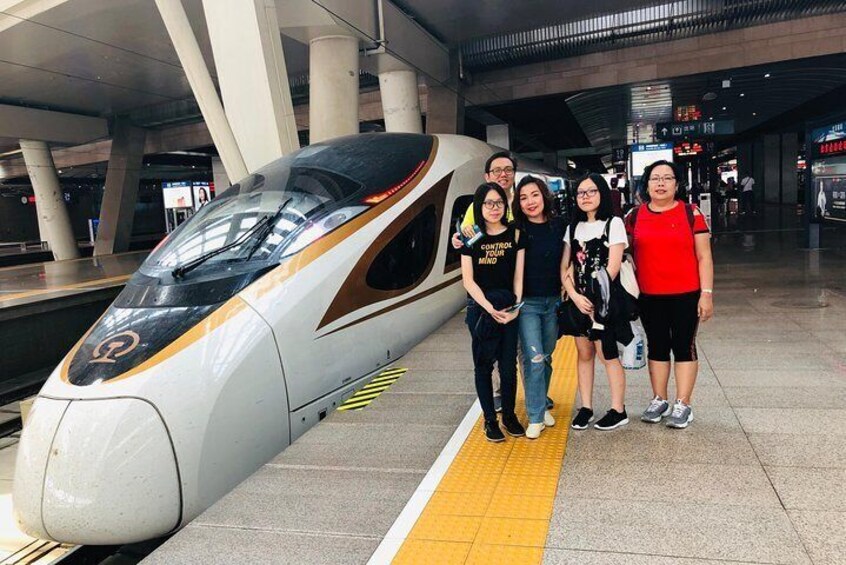 China Bullet Train experience 