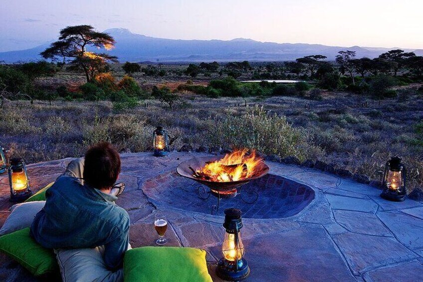 3 Days 2 Nights Amboseli Luxury Safari staying at Tortilis Camp