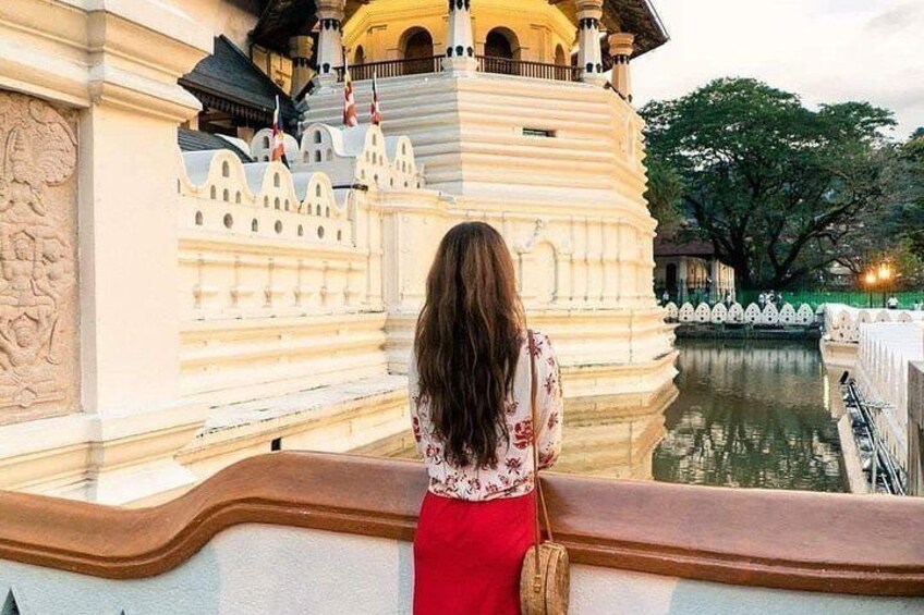 Pathway at Temple of tooth , Kandy, Srilanka.