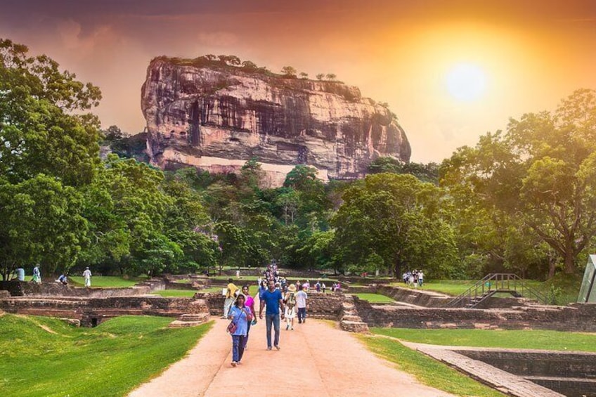 The entrance of Sigiriya, Srilanka