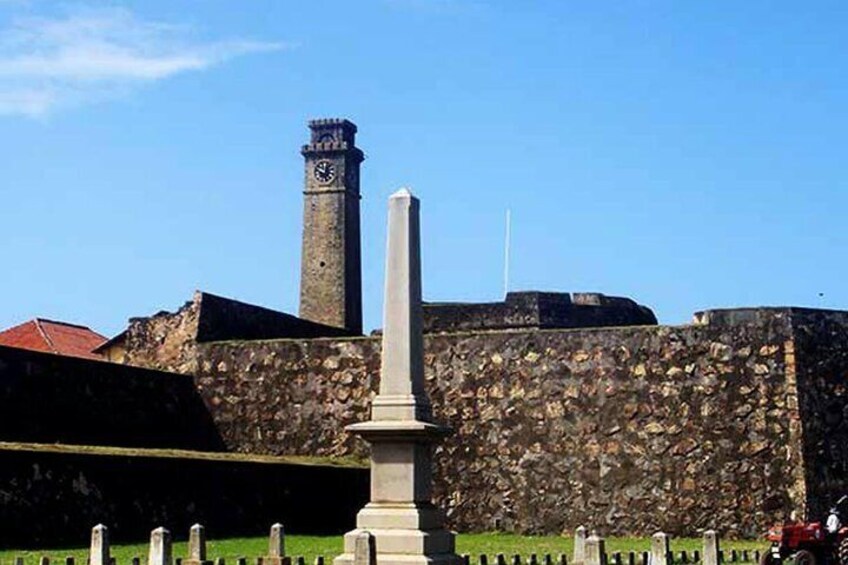 Clock tower view from Galle main road.