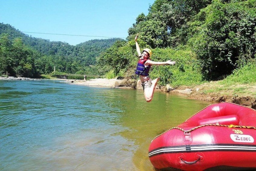 Kithulgala Water Rafting Activities, Srilanka.