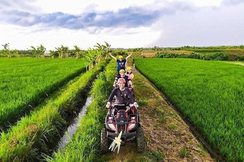 Full Day : Bali Quad Bike and White Water Rafting