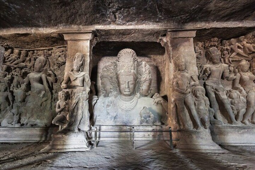 Elephanta Caves Tour Half-Day Tour including Guide