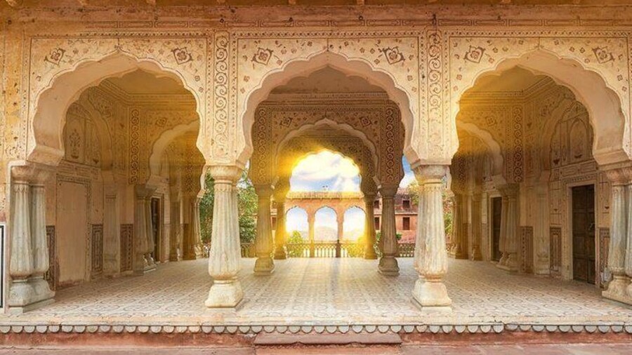 Jaipur Amer Fort, Jal Mahal & Stepwell Private Half-Day Tour