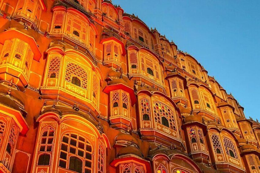 Jaipur Amer Fort, Jal Mahal & Stepwell Private Half-Day Tour