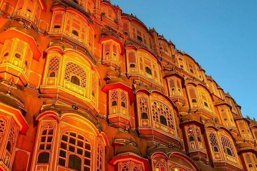 Jaipur Amer Fort, Jal Mahal & Stepwell Private Half-Day Tour