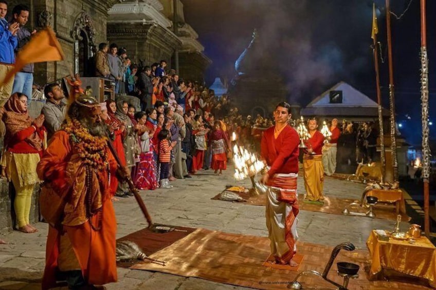 Aarati in Pashupatinath