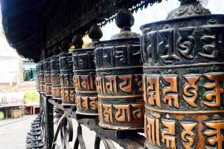 Buddhist Prayer Wheel.