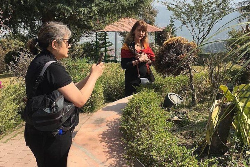 Around garden of Kopan Monastery.