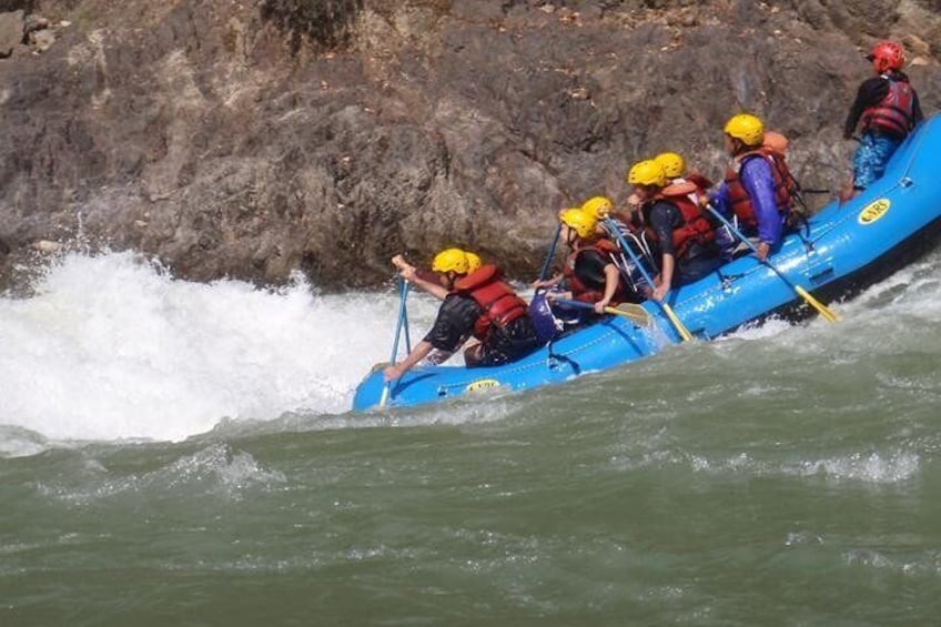 White water river rafting on the Trishuli River