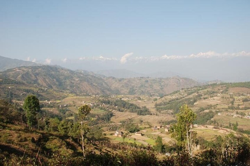 Countryside view from Nagarkot.