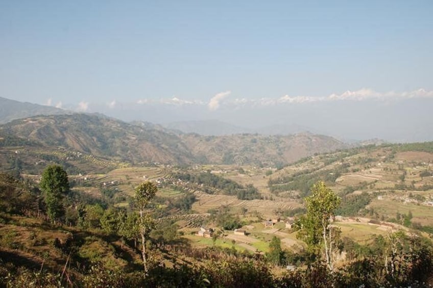 Countryside view from Nagarkot.