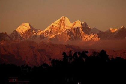 Morning Mountain view from Nagarkot, Bhaktapur and Changu Narayan sightseei...