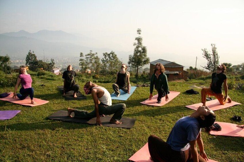 YOga Class at Outdoor