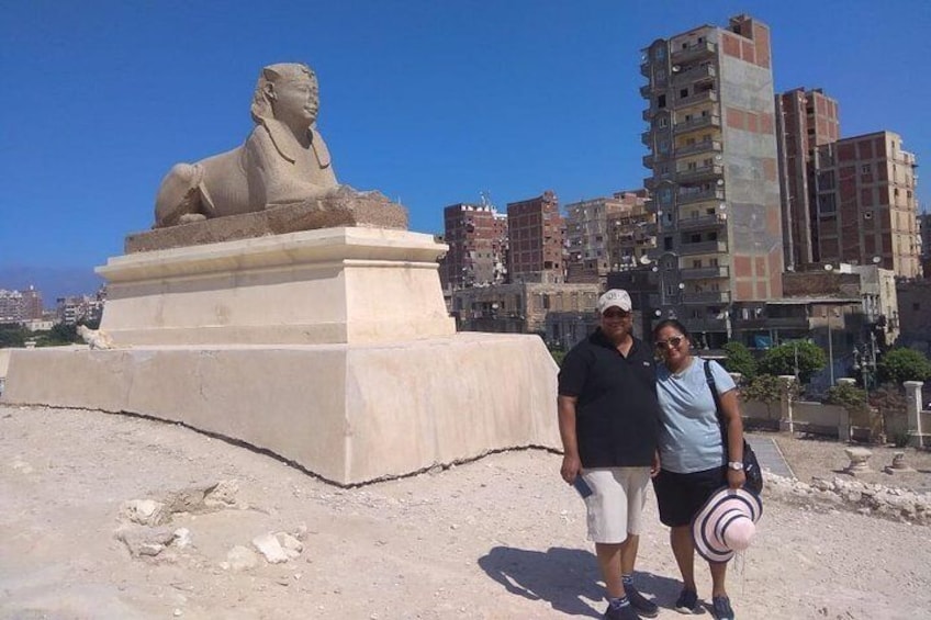 Granite Sphinx in Alexandria 