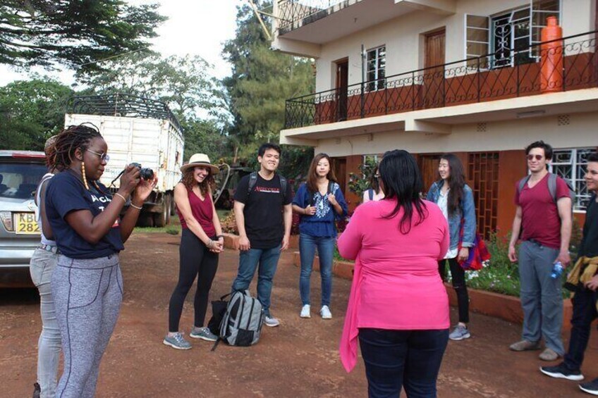 Welcome and overview of the tour by host