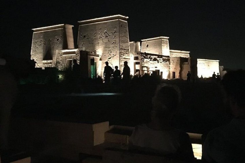 Private Sound and Light Show from Aswan at Philae Temple