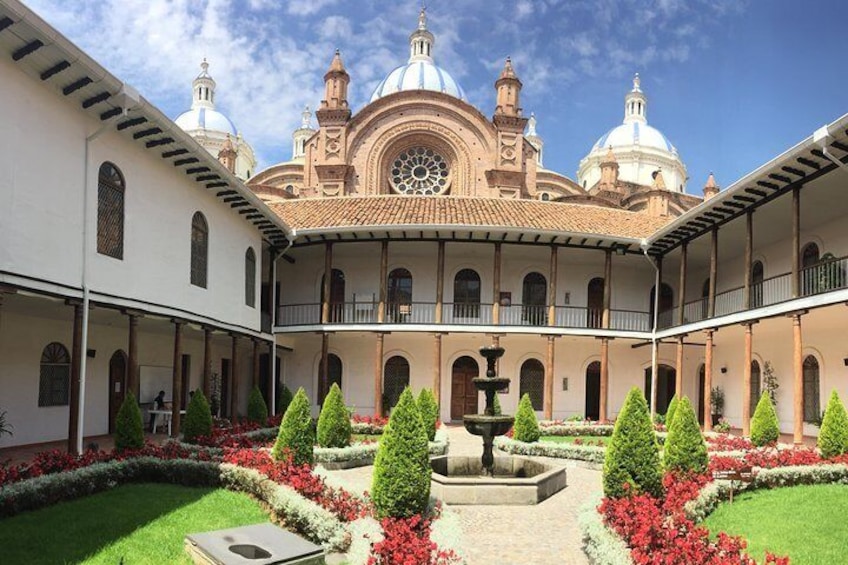 Spanish style patio