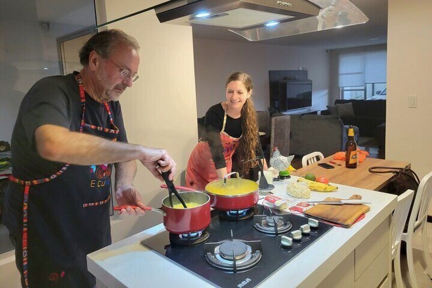 Cooking experience with local family in Cuenca