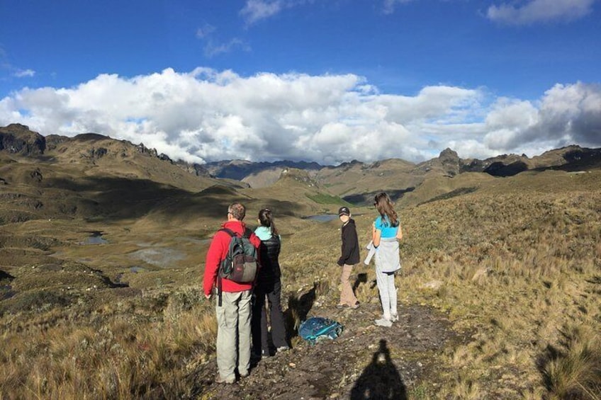 Hiking at Cajas National Park