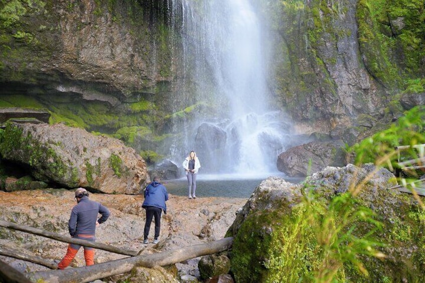 Getting close to the waterfall
